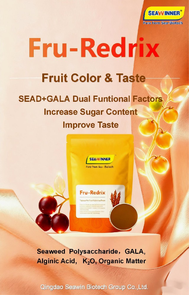 Fru-Redrix — Next-Generation Seaweed-Based Biostimulant for Sweeter, Brighter Fruit