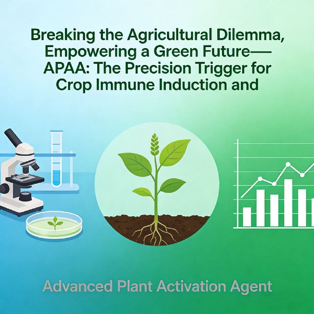 Breaking the Agricultural Dilemma, Empowering a Green Future ——APAA: The Precision Trigger for Crop Immune Induction and Resistance